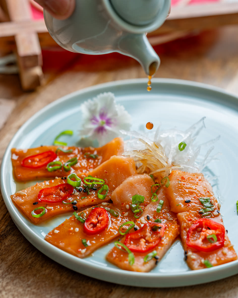 Sake tiradito