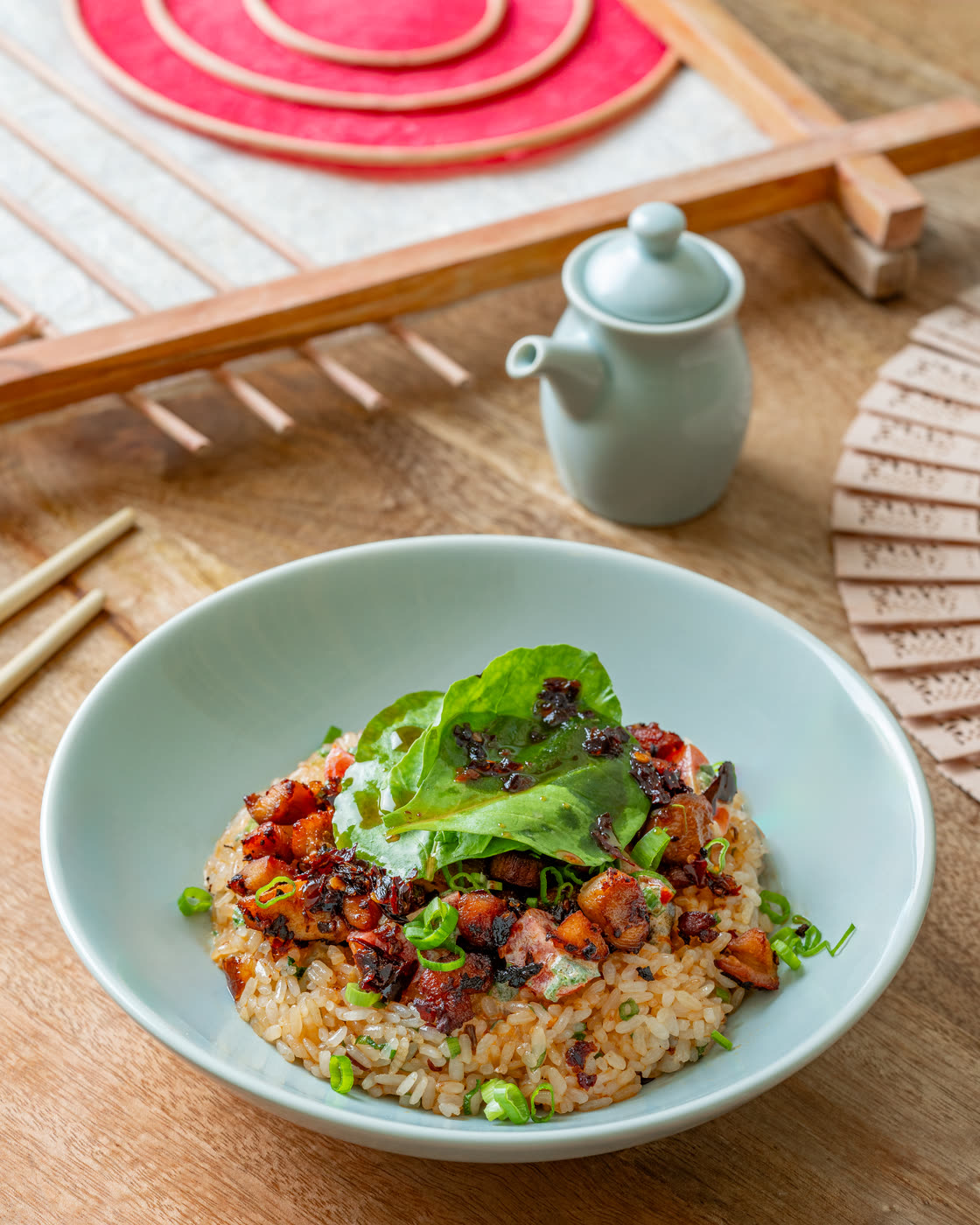 Truffle mushroom fried rice