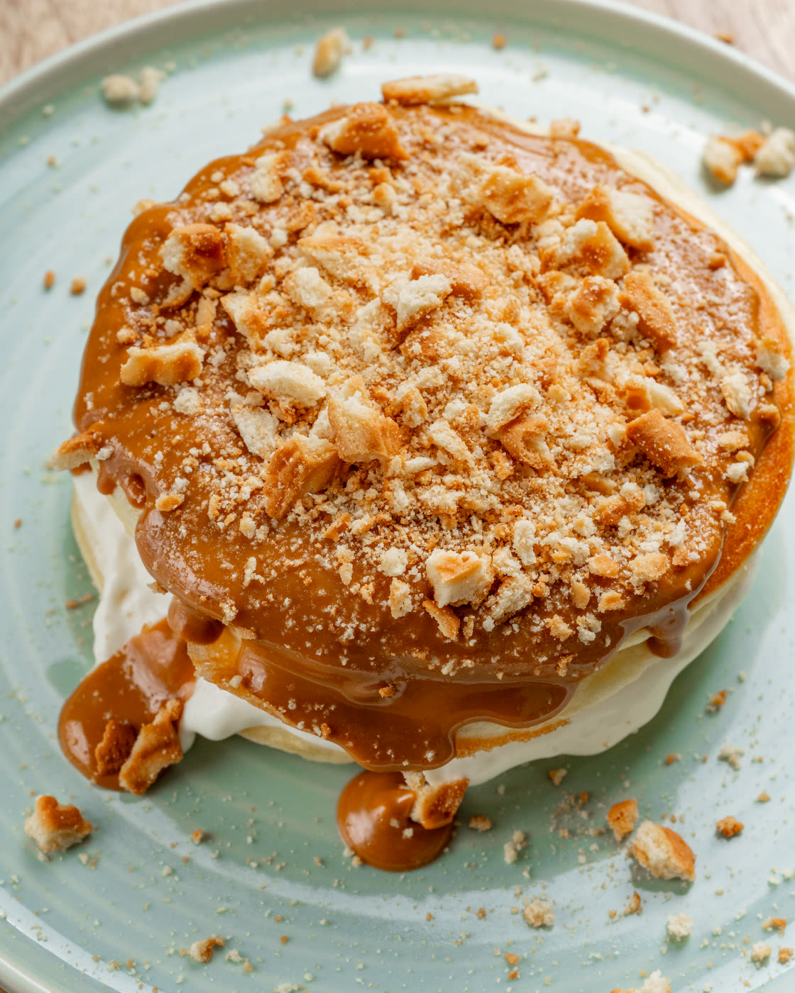Butterscotch miso pancake